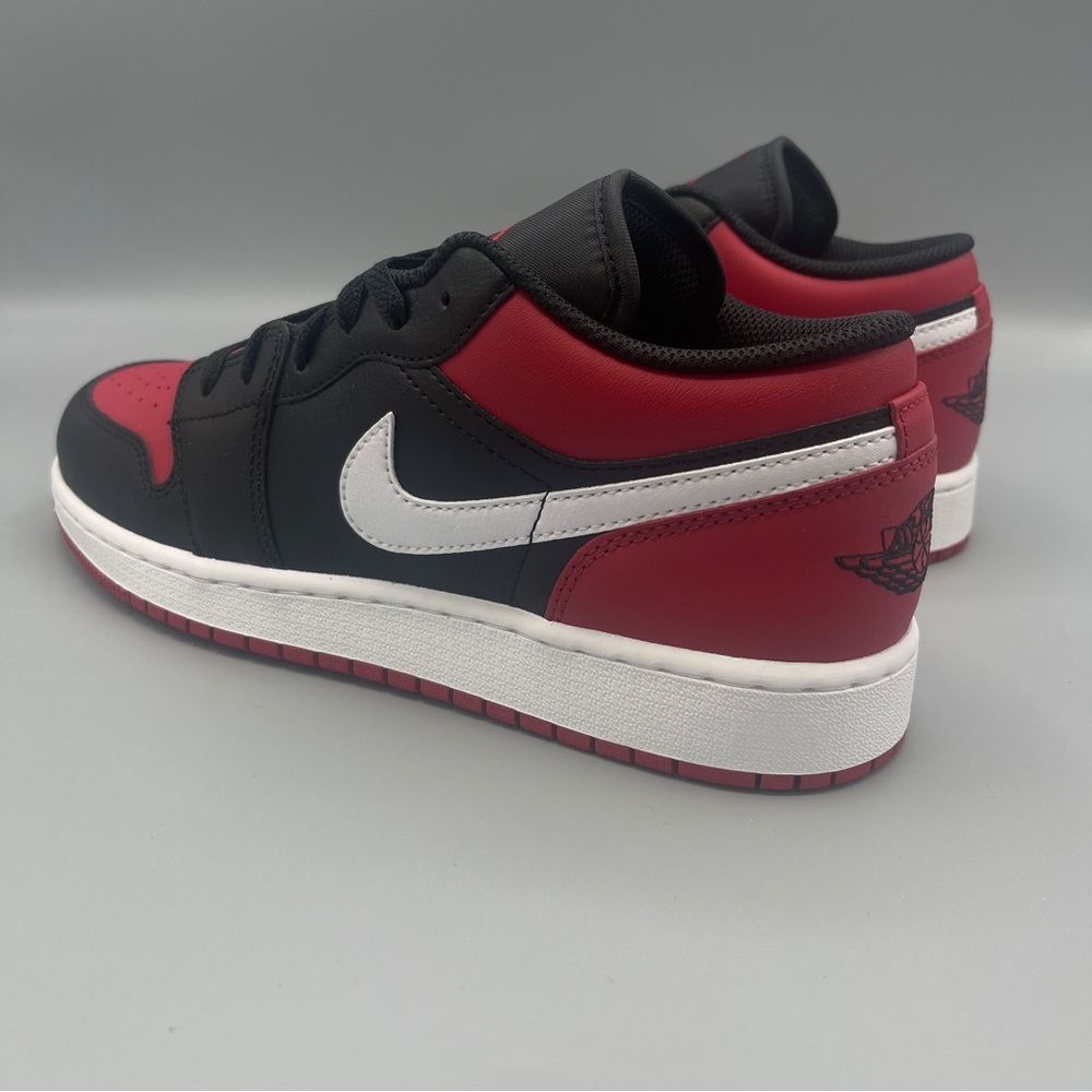 Nike Air Jordan 1 Low Big Girl * Shown: Black/White/Gym Red - Picture 3 of 14